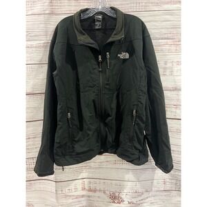 The North Face Mens Apex Bionic Softshell Jacket Black Full Zip Large L/G